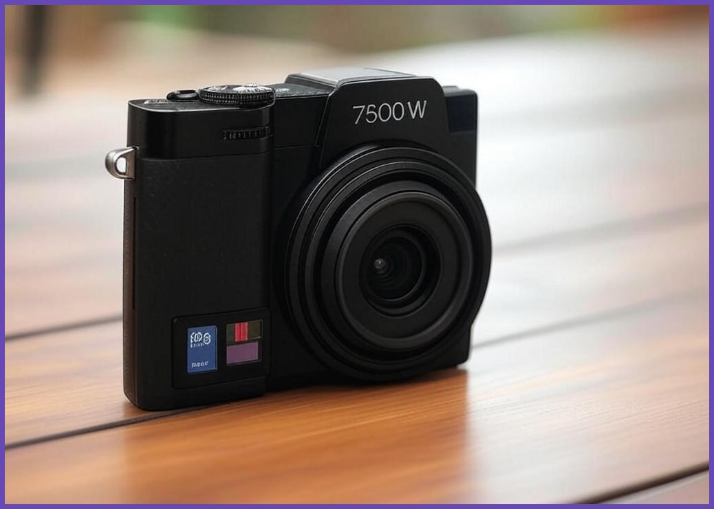 7500W 픽셀 하이엔드 카메라 4K 비디오 와이파이 전송 3인치 고화질 디카+64G 메모리카드 한국어 설명서