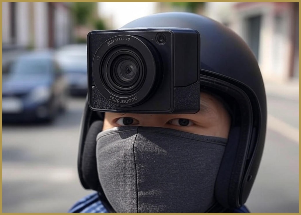 Apnoo 액션캠 2K 포켓 카메라 휴대용 1080P 고화질 화면 초소형 바디캠 180도 회전 렌즈 웨어러블 바디캠 오토바이 자전거블랙박스 휴대용 법집행기록계 - 이미지 1