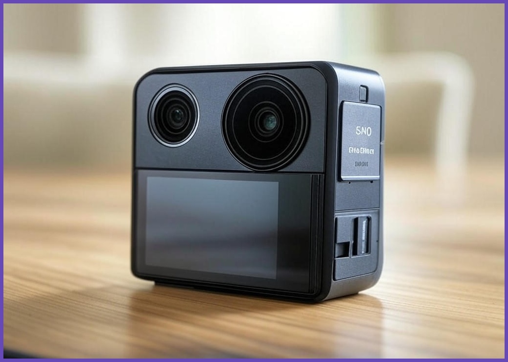 BiiYou 6400W 픽셀 하이엔드 카메라 앞뒤 듀얼 카메라 4K 비디오 와이파이 전송 3인치 고화질 디카+64G 메모리카드 한국어 설명서