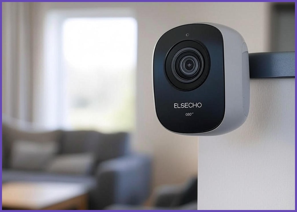 ELSECHO 360도 무선 보안 WiFi 카메라 CCTV 고화질 카메라 실내외겸용