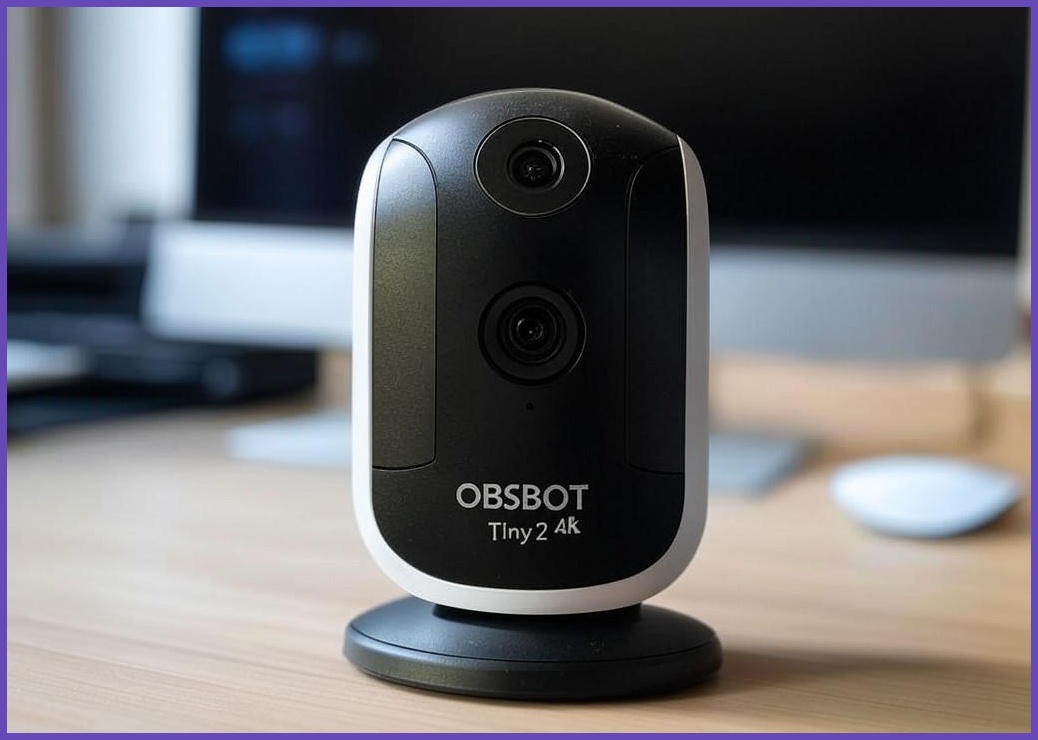 OBSBOT 공식정품 Tiny 2 4K AI 스트리밍 ptz캠 ptz카메라 화상 카메라, 단품