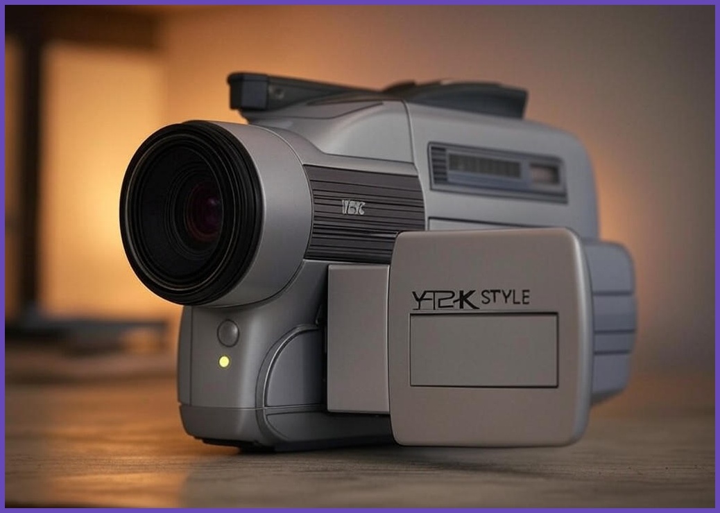 [고급형 + 셀카모드] 포토토 빈티지 캠코더 충전형 레트로 Y2K 캠코더 - 이미지 1