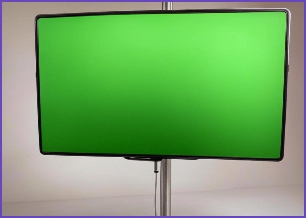 비상 크로마키 배경천 스크린 + 스탠드 풀세트