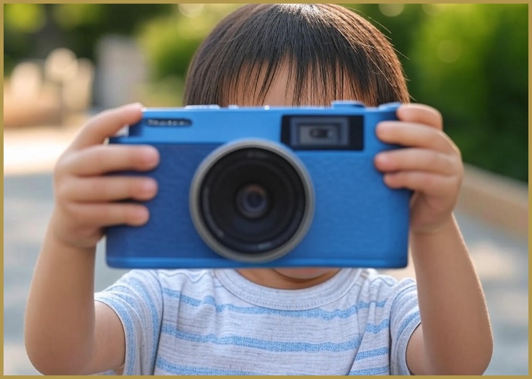 셀카 고화질 고양이 어린이 카메라 블루 + 메모리카드 32G 세트 - 이미지 1