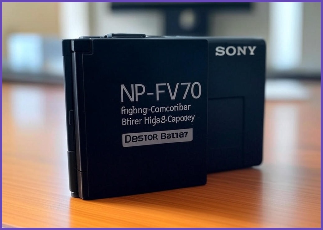 소니 NP-FV70 호환 배터리 대용량 카메라 캠코더 배터리 - 이미지 1