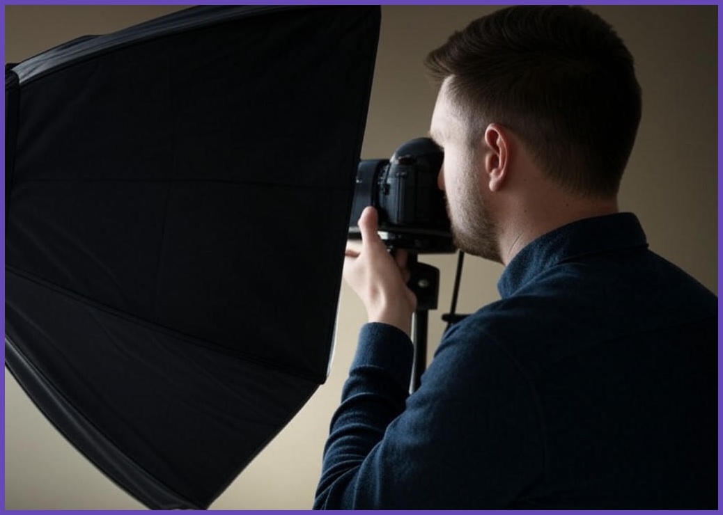 알파믹 방송 사진 촬영 지속광 조명 올인원 이동식 소프트박스 세트, 1개