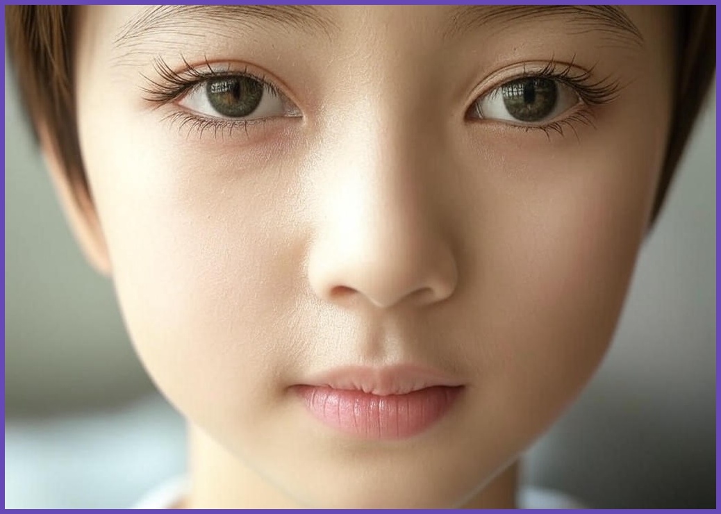 우베리 노글루 속눈썹 풀 필요없는 아이돌 속눈썹  7-9mm  짧은 A형 포인트 가닥속눈썹 아이래쉬 10줄