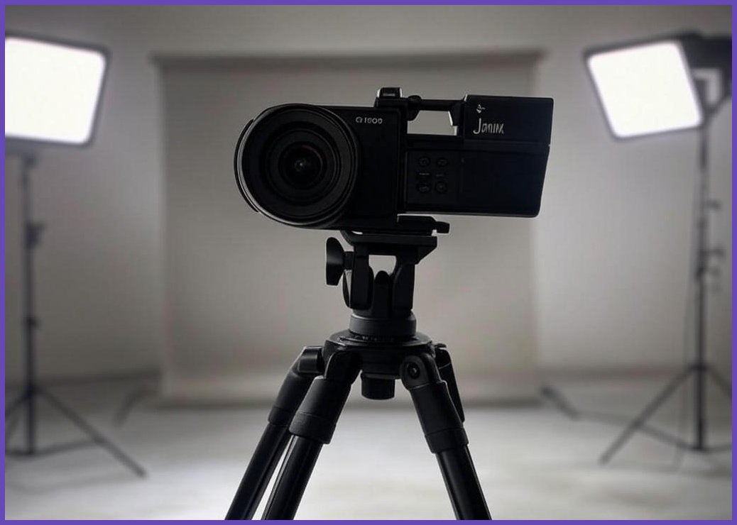 주닉스 ST-500 카메라 방송장비용 영상촬영용 브이로그 비디오 전문가용 삼각대, 1개