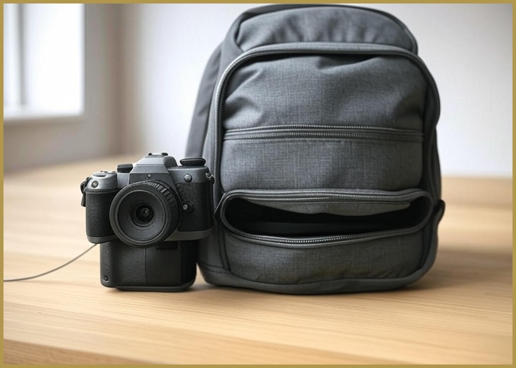 주닉스 ZNS-5011 카메라 DSLR 대용량 백팩 배낭 가방, 그레이, 1개