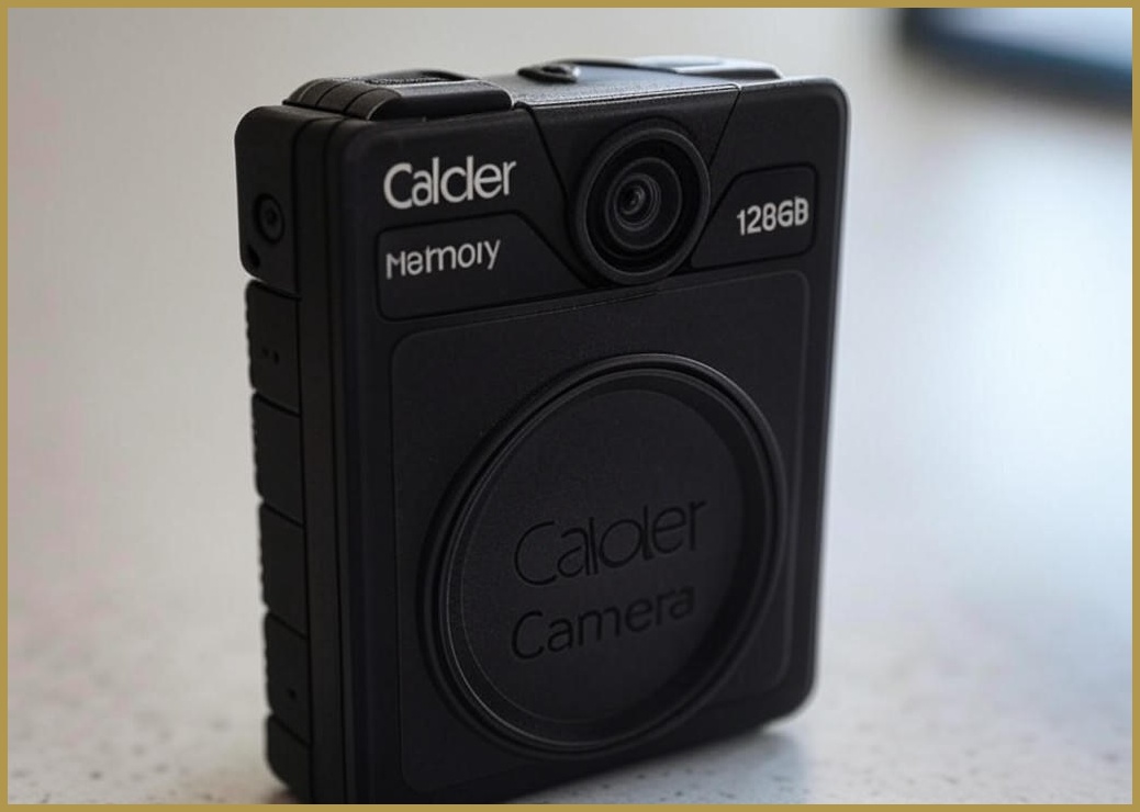 칼더 명찰형 바디캠 128GB 9시간 연속촬영 옷핀 자석 건설 은행 공공기관 회사 블랙박스 - 이미지 1