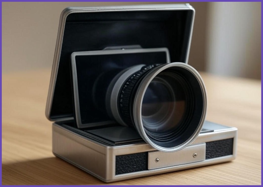 케이스박스 카메라 메탈 보호 렌즈 필름 2매, 1세트