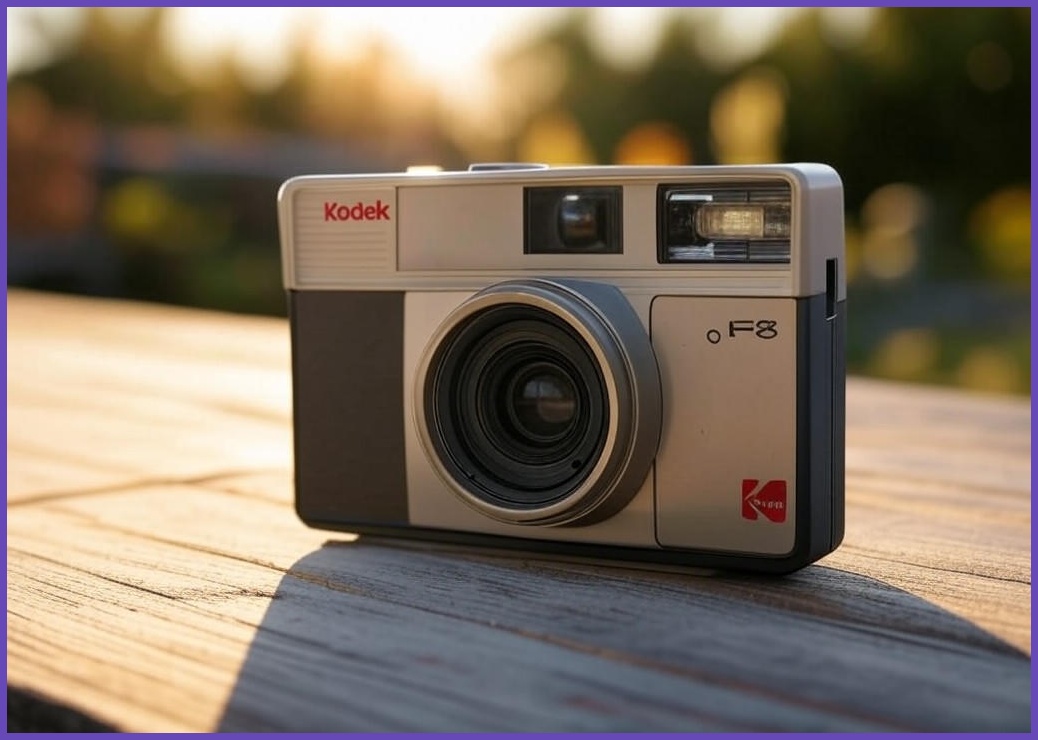 코닥 F8 다회용 필름카메라, 1개