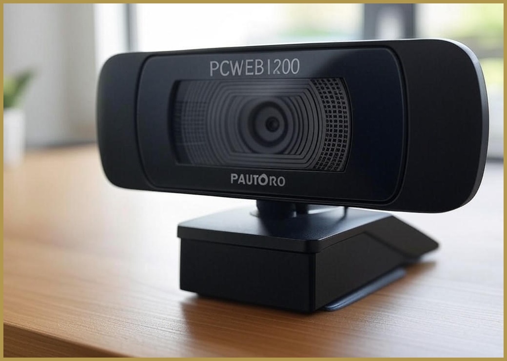 펭카 4K 800만 30fps 실사용 최적화 1200만 고해상도 촬영 스트리밍 웹캠 PCWEB1200, 블랙, PCWEB1200