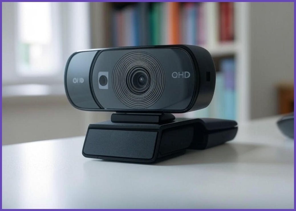 홈플래닛 QHD 웹캠 방송용 수업용 화상카메라 (500만화소 오토포커스 광시야각 마이크내장) - 이미지 1